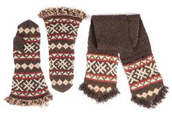 Vantar/halsduk/Sockdelar som togs med på flykt från Estland 