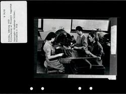 Arvika fabriken, omkring 1950, tillverkning av Picanell tugg