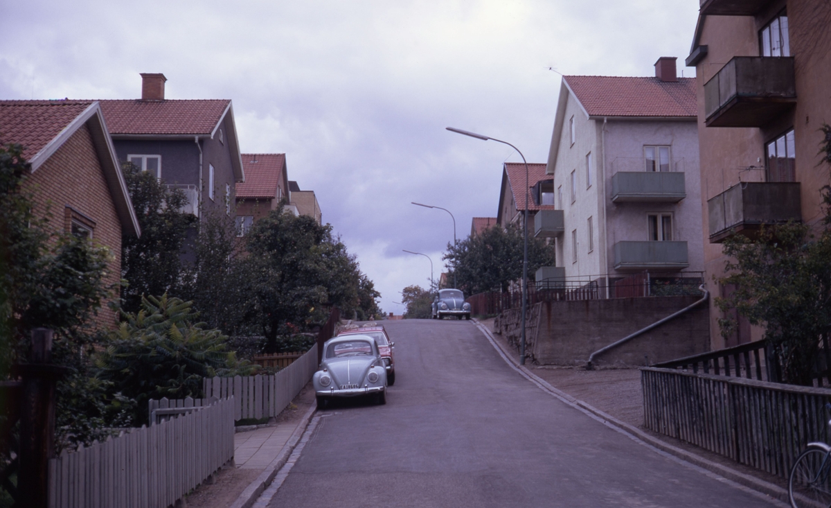 Curmansgatan i Tannefors, Linköping år 1971