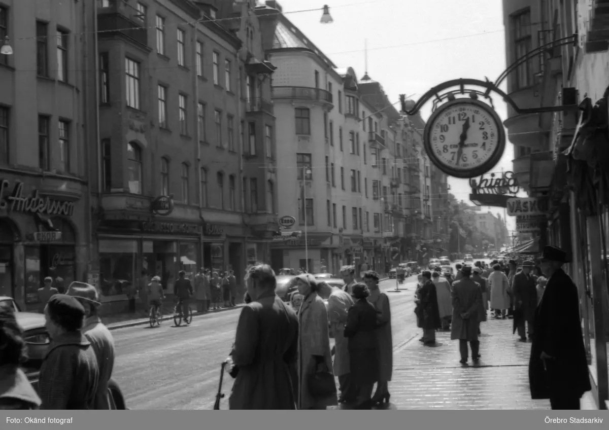 Väntan på 1:a maj demonstration