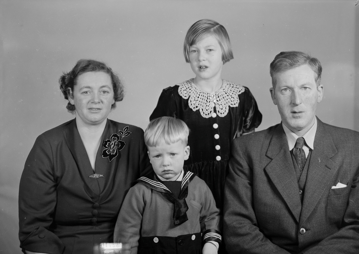 Karl Grongstad med familie