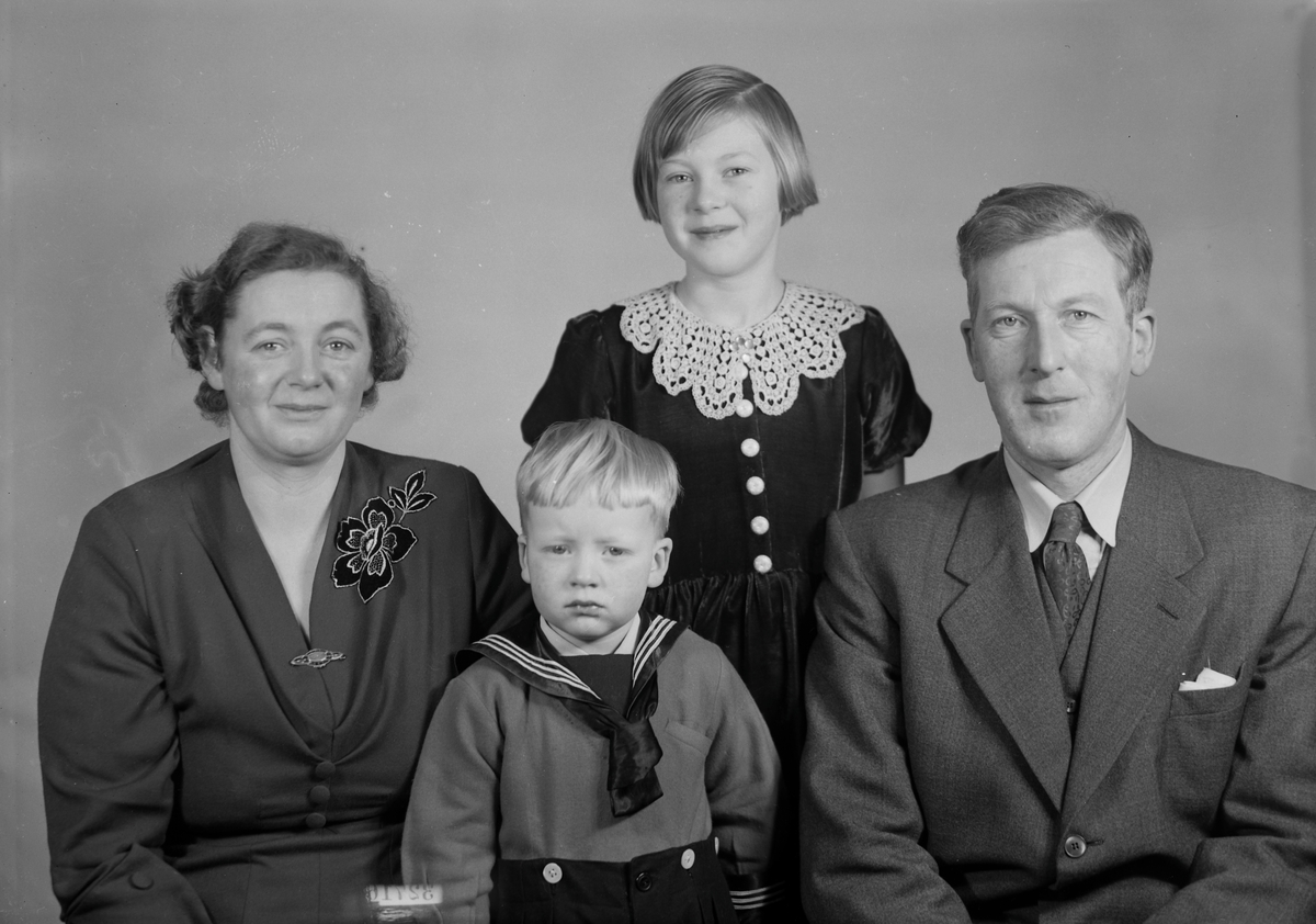 Karl Grongstad med familie