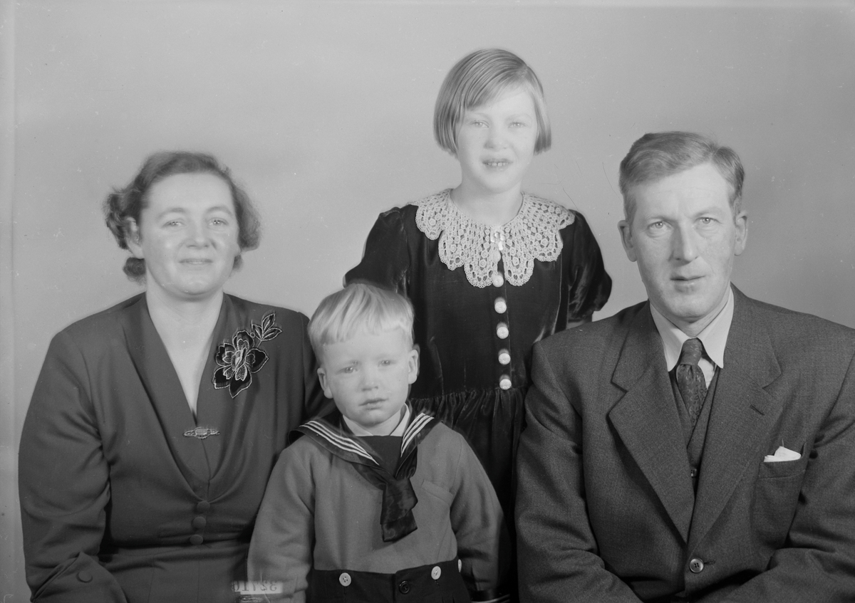 Karl Grongstad med familie