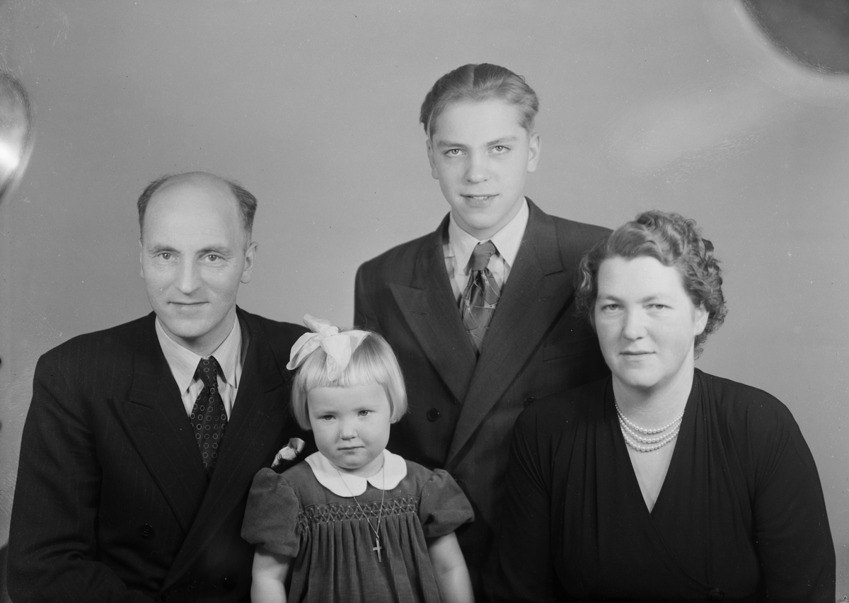 Harald Finnestrand med familie