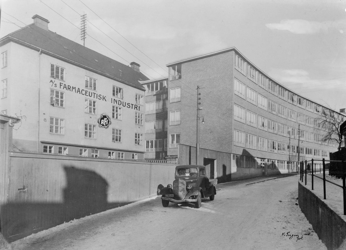 Fra Farmacentisk industri på Tøyen.