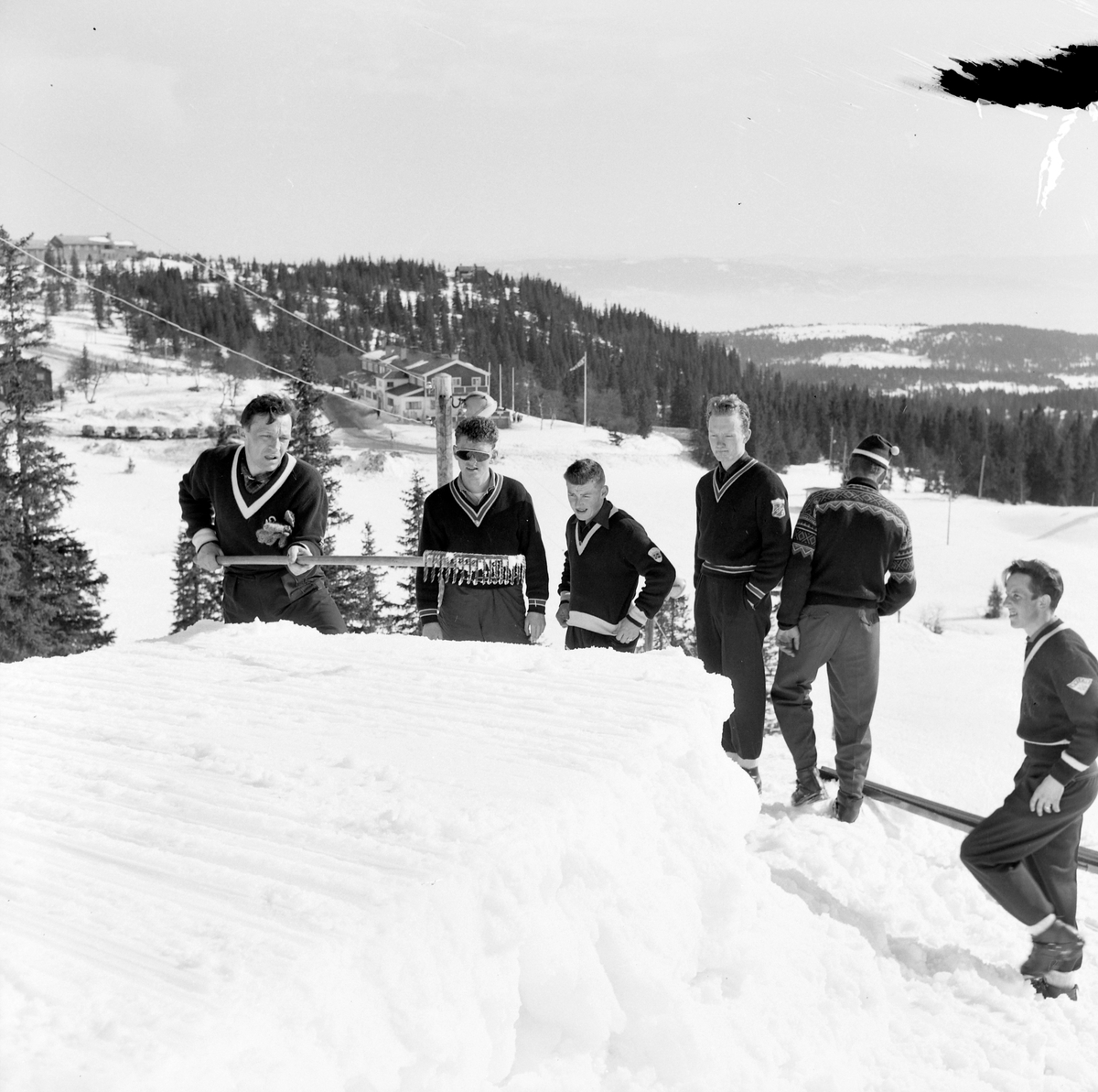 Hoppkurs i Treningsbakken ved Skistua