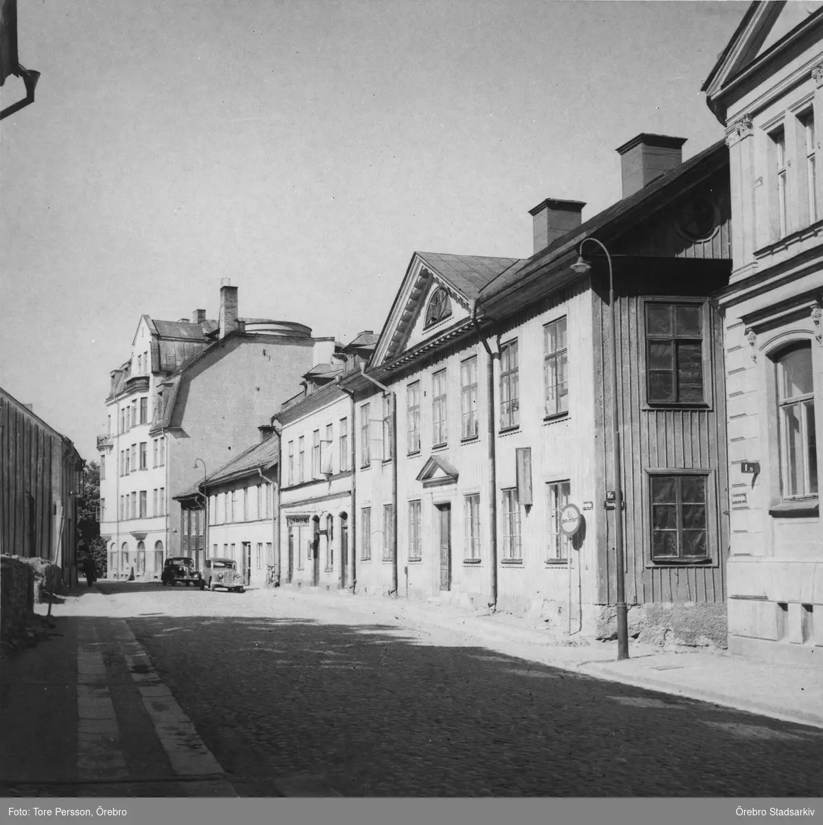 Kyrkogårdsgatan mot söder från Tomtgränd