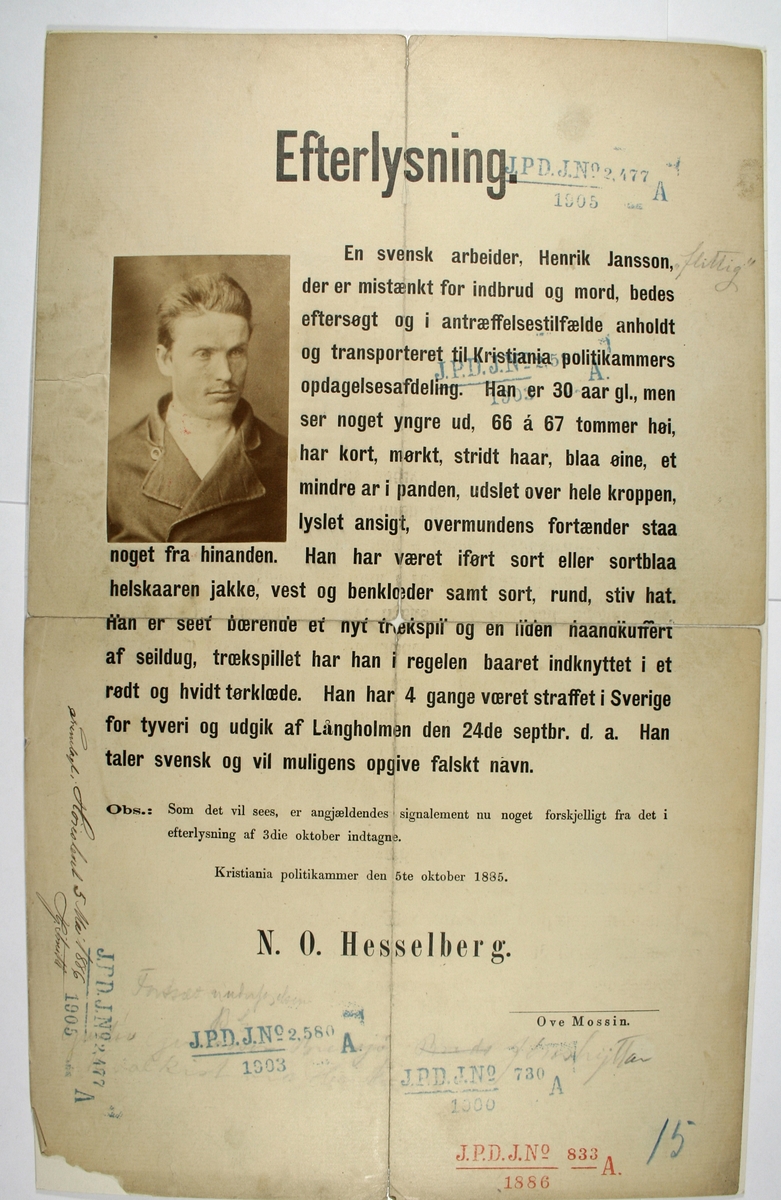 Saksdokumenter, brev, korrespondanse, telegram, o.l.