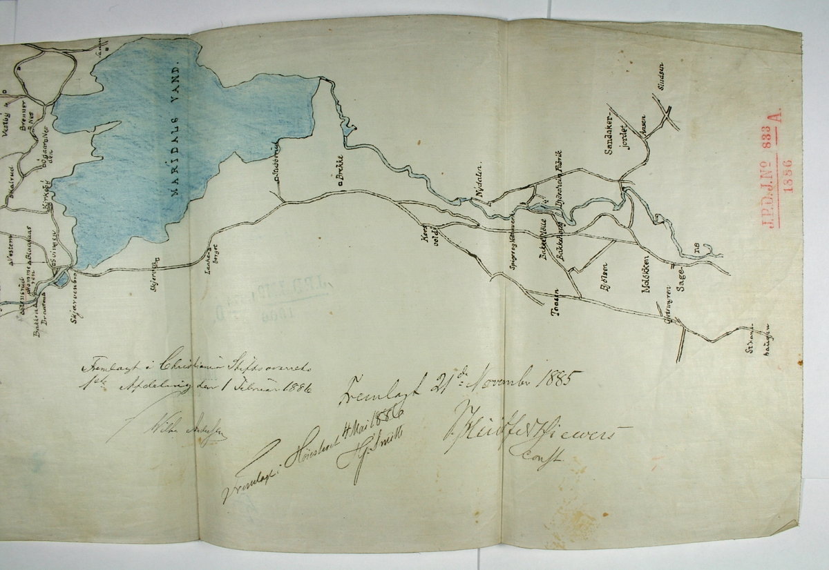 Saksdokumenter, brev, korrespondanse, telegram, o.l.