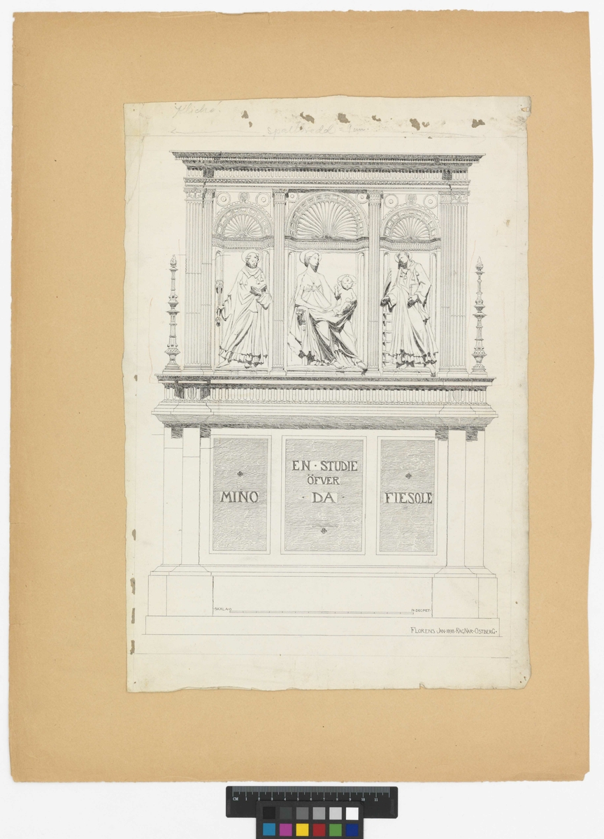 Reseskisser, Italien
En studie efter Mino Da Fiesole