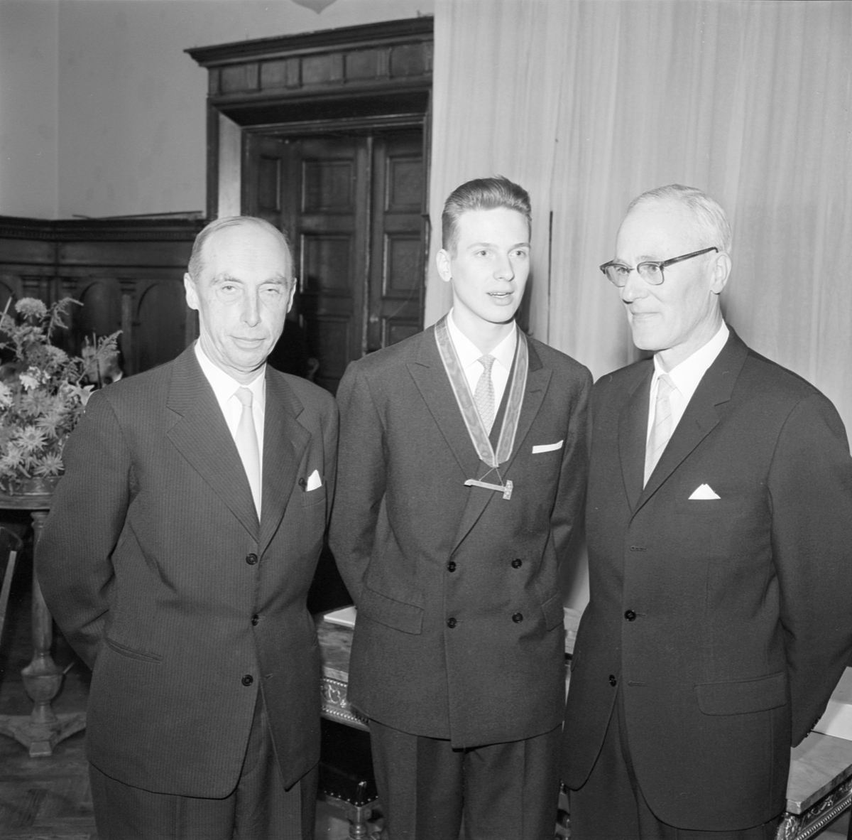 Inspektorsskifte på Norrlands nation, från Gunnar Blix till Carl-Martin Edsman.