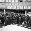 Invigning av Domus, ett nytt varuhus vid Kungsgatan i Huskvarna år 1966, nuvarande Rosengallerian.