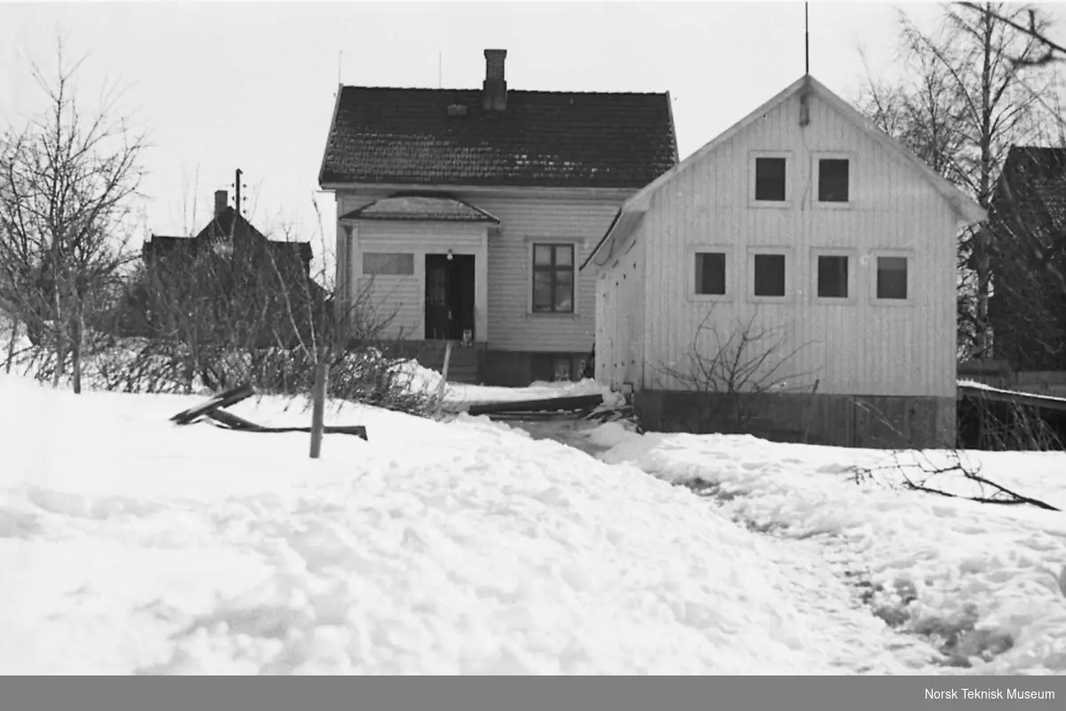 Halvorsens Verksted, Hasleveien 42, våren 1940