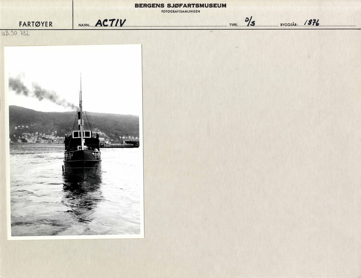 DS ACTIV (bygget 1876) til sjøs