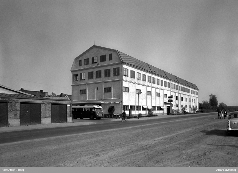 Tobaksmonopolet, Södra Kungsgatan i Gävle 1956.