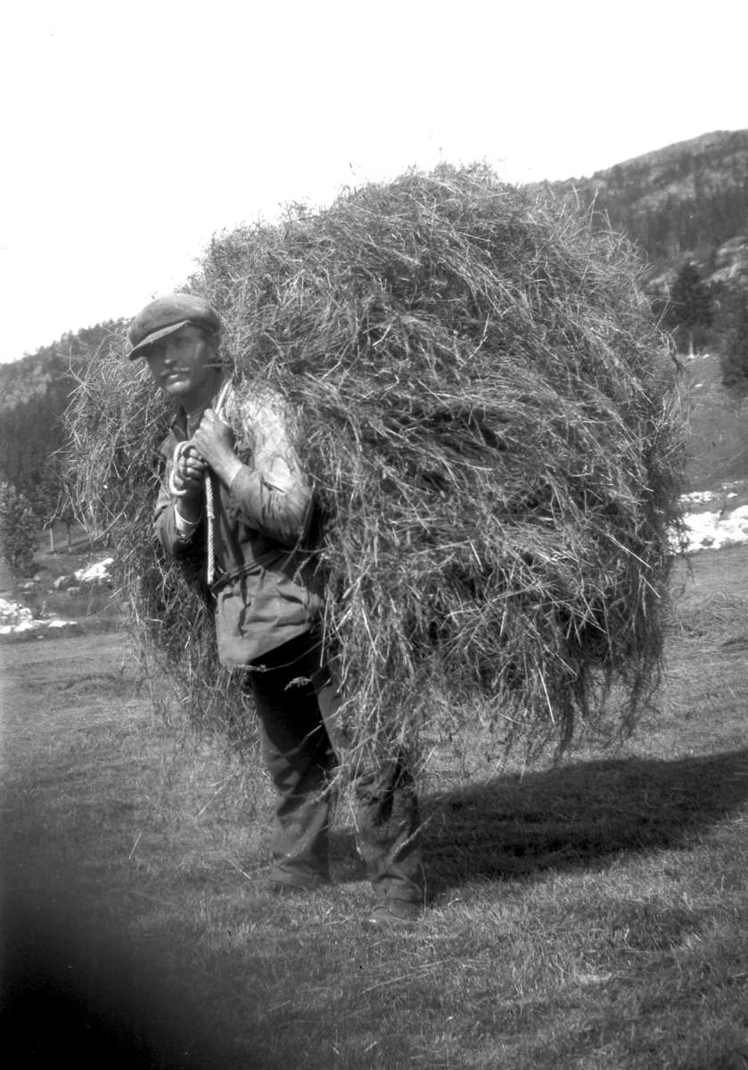 Johannes Stavsholt bærer høy