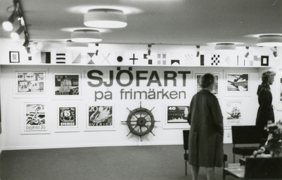 Utställningen "Fartyg och frimärken" på Postmuseum i Göteborg.