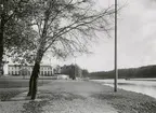 Strandpromenaden på hösten vid Sjöhistoriska museet.