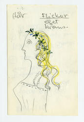 Kostymskisser och dekorationsskisser till "Strömkarlen" [Kos