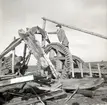 Skurkvarn vid Jordhamn omkullblåst den 21/2 1962.