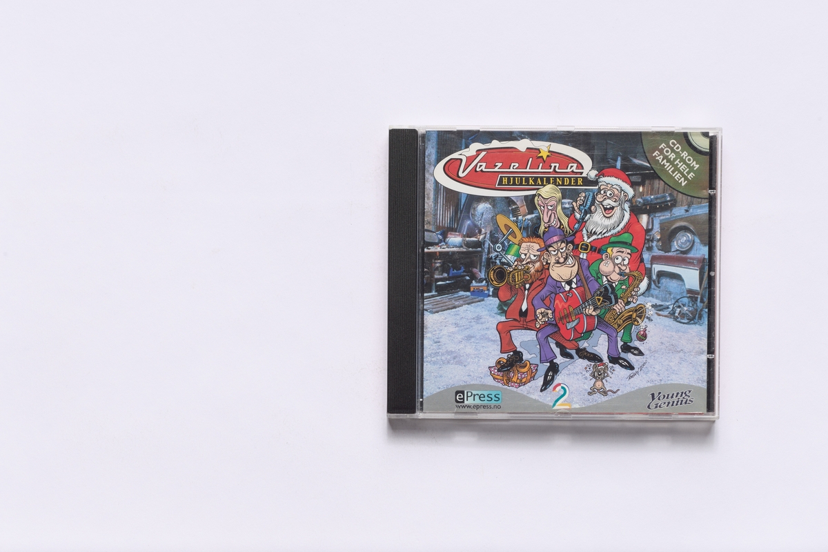 CD-rom for hele familien
CD-rom spillet er basert på TV2 og Vazelina Bilopphøggers Hjulkalender 2000.