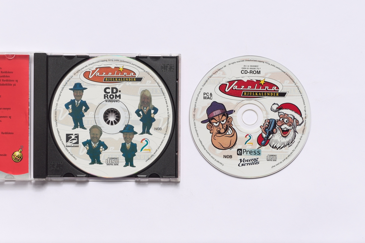 CD-rom for hele familien
CD-rom spillet er basert på TV2 og Vazelina Bilopphøggers Hjulkalender 2000.