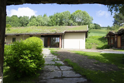 Inngangsparti Vingelen kirke- og skolemuseum