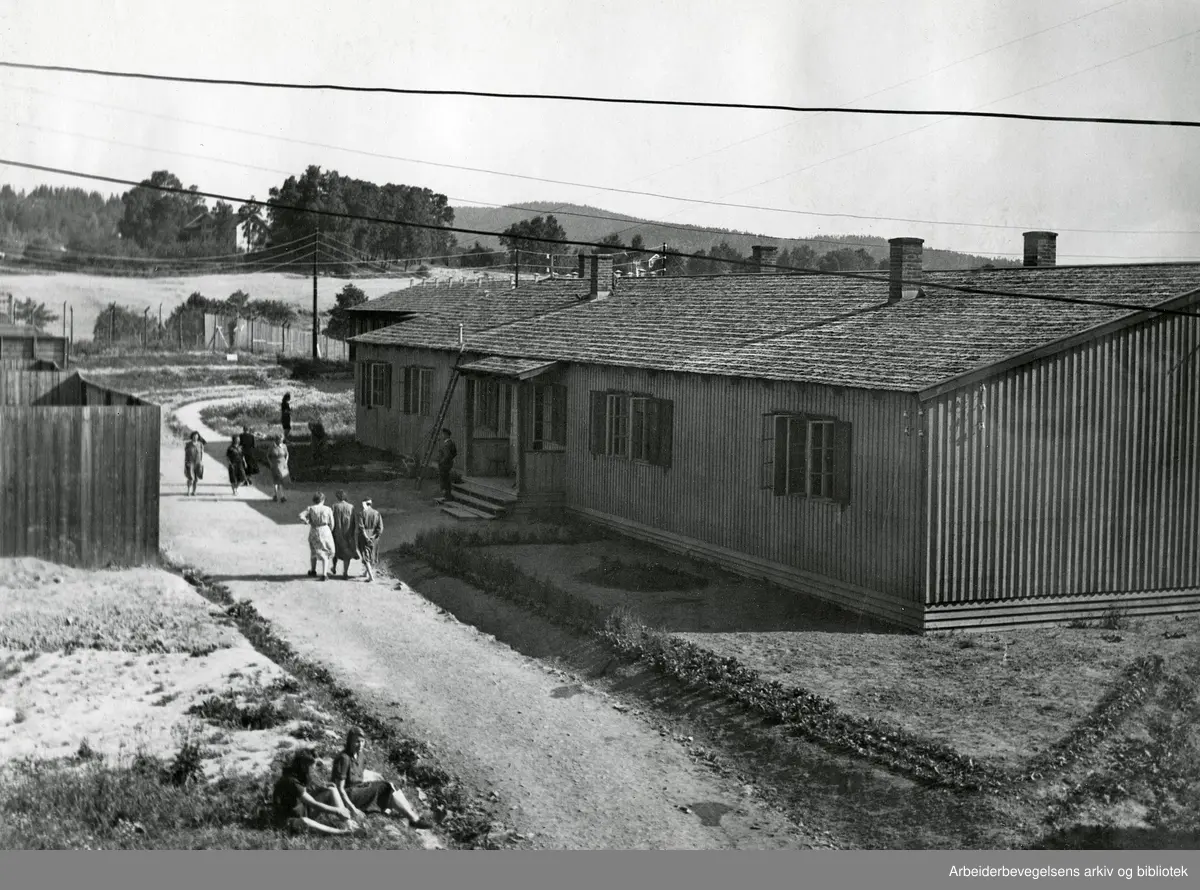 Bredtvet fengsel og forvaringsanstalt for kvinner. Også omtalt som Bredtvet kvinnefengsel eller Bredtveit fengsel. Udatert. Antatt 1946-48.