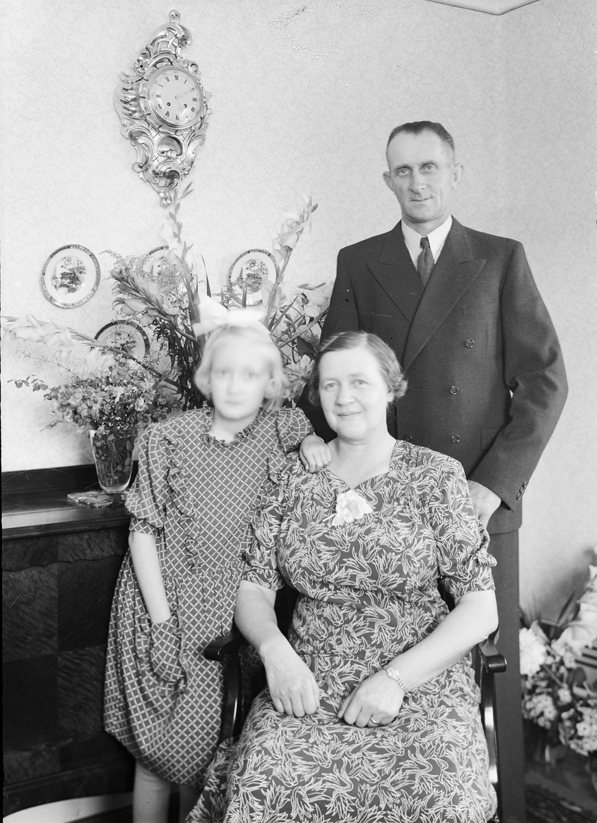 Familjen Johansson i hemmet, Gimo, Uppland