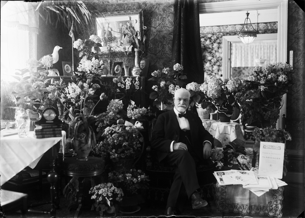 Reinhold Sundberg 75 år, Östhammar, Uppland 1930