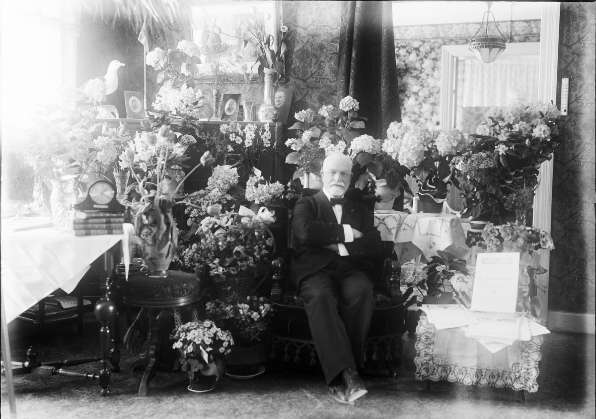 Reinhold Sundberg 75 år, Östhammar, Uppland 1930