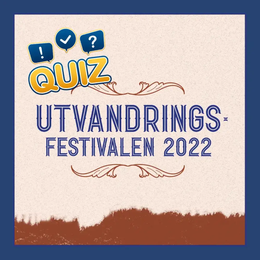 Quiz plakat med tekst