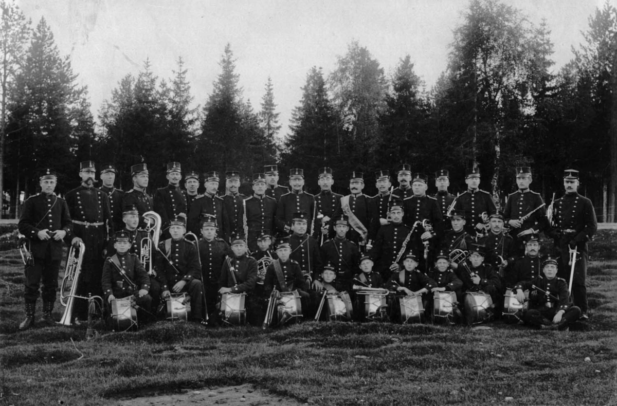 Regementsmöte Notviken Luleå 1905.
