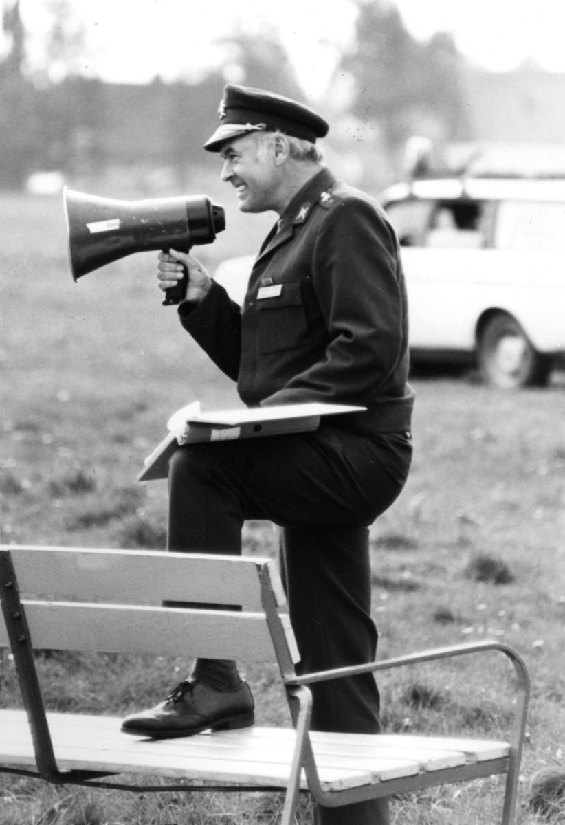 Försvarets dag i Axvall 19880910.  Göran Lundin