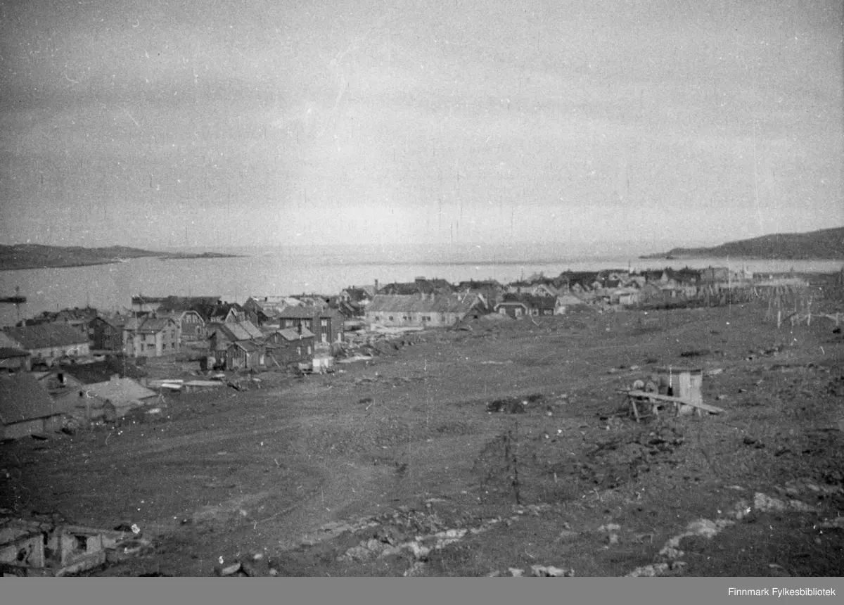 Vardø. Oversikt over byen.