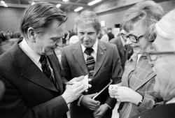 Olof Palme i Ed, /Arbetet