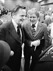 Olof Palme i Ed, /Arbetet