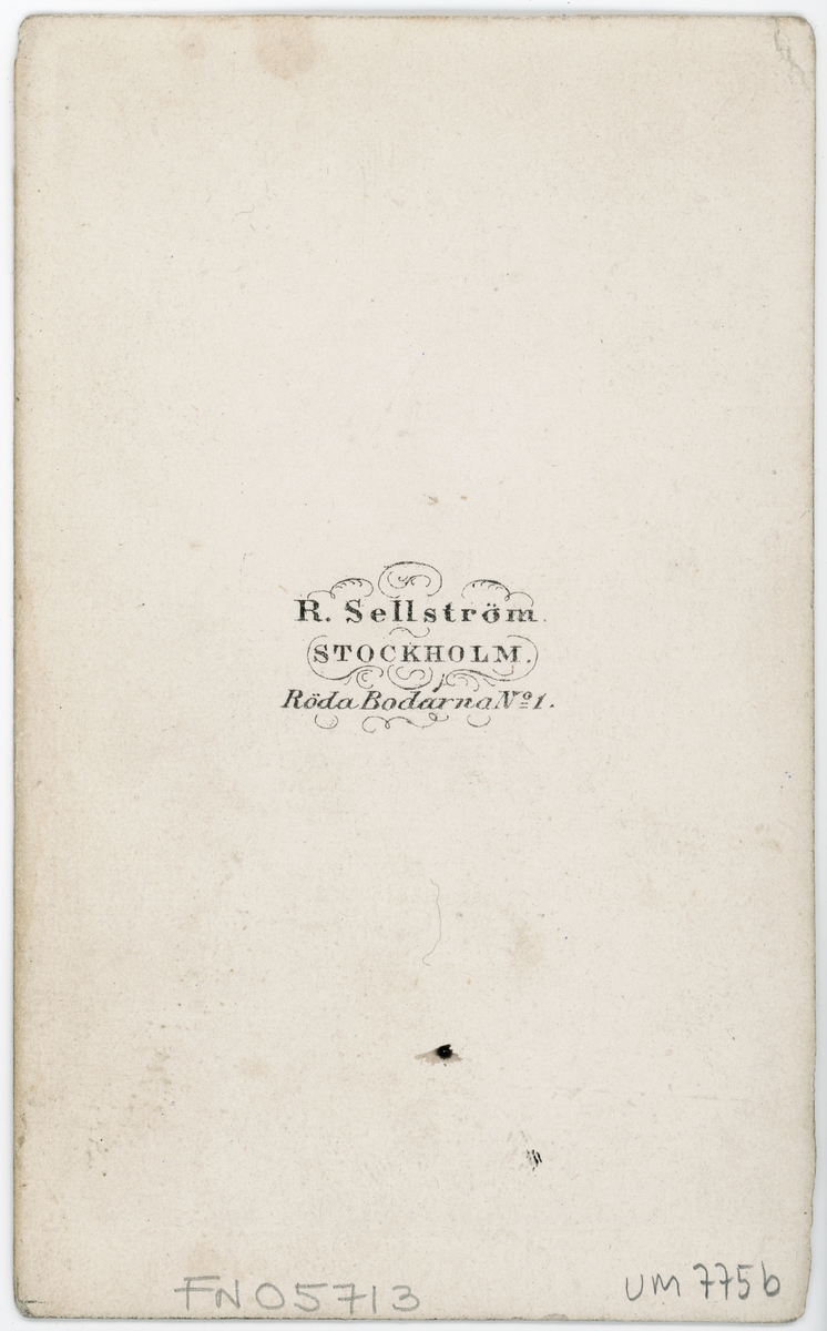 Kabinettsfotografi - man