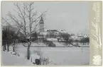 Kabinettsfotografi - vy över Strängnäs domkyrka