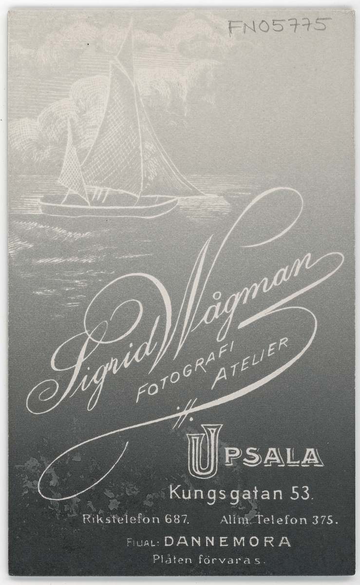 Kabinettsfotografi - kvinna