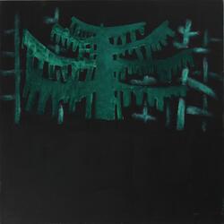 Grønn skog [Maleri]