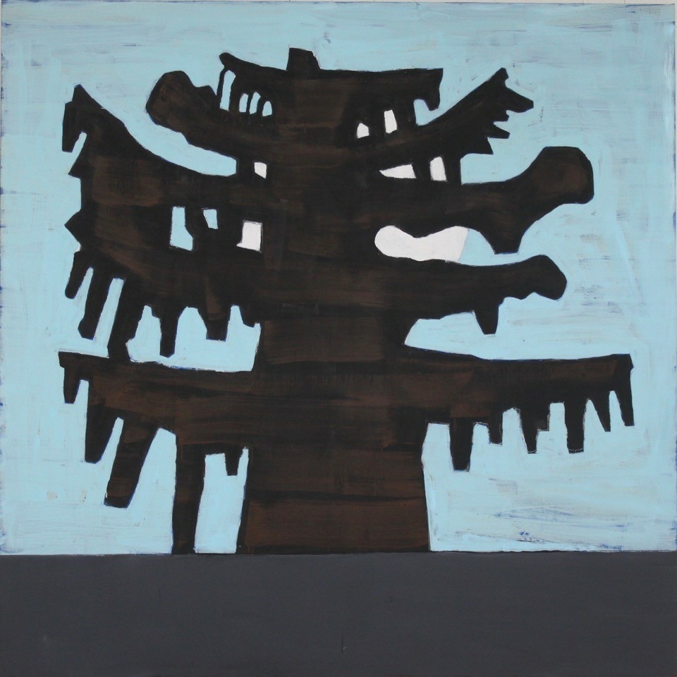 Grønn skog [Maleri]