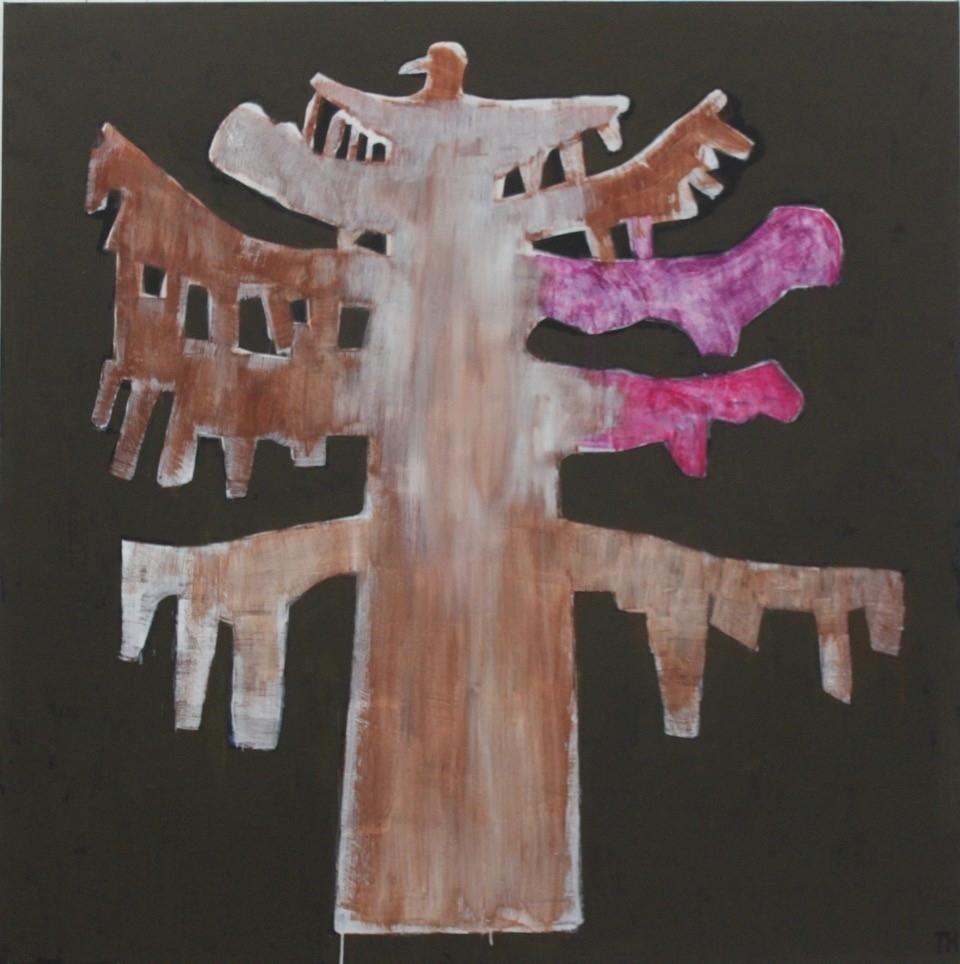 Grønn skog [Maleri]