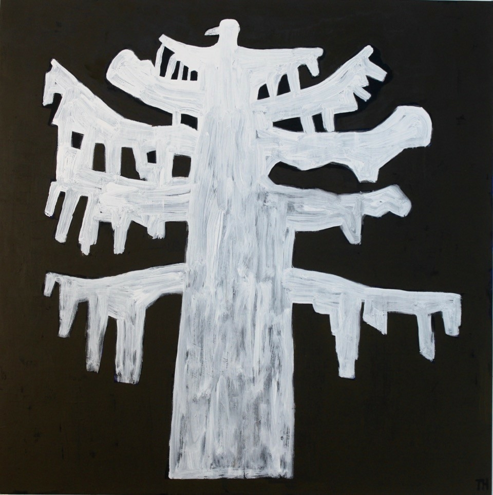 Grønn skog [Maleri]