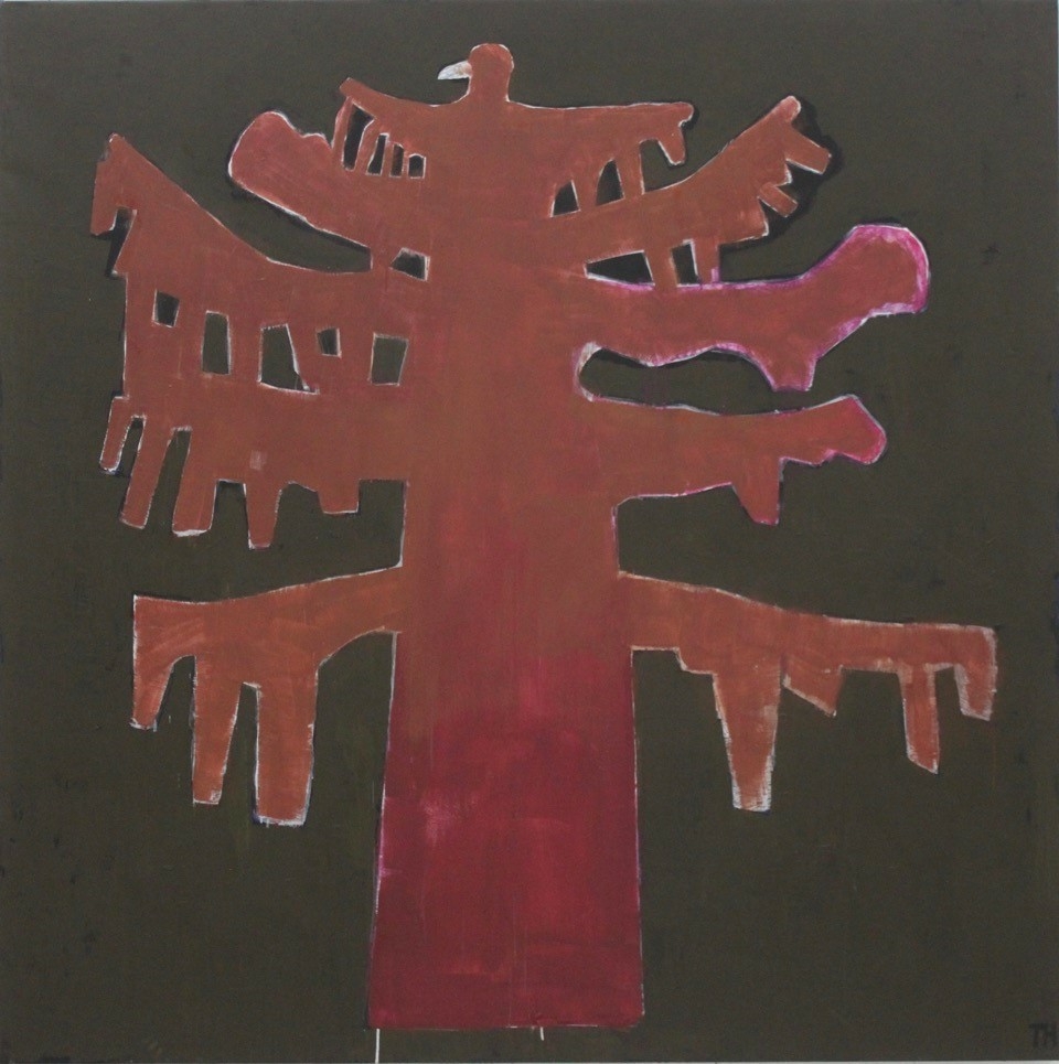 Grønn skog [Maleri]