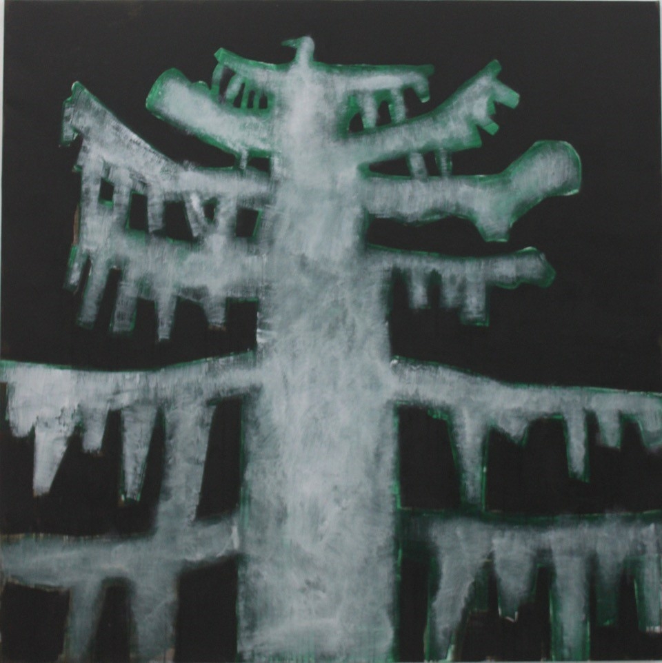 Grønn skog [Maleri]