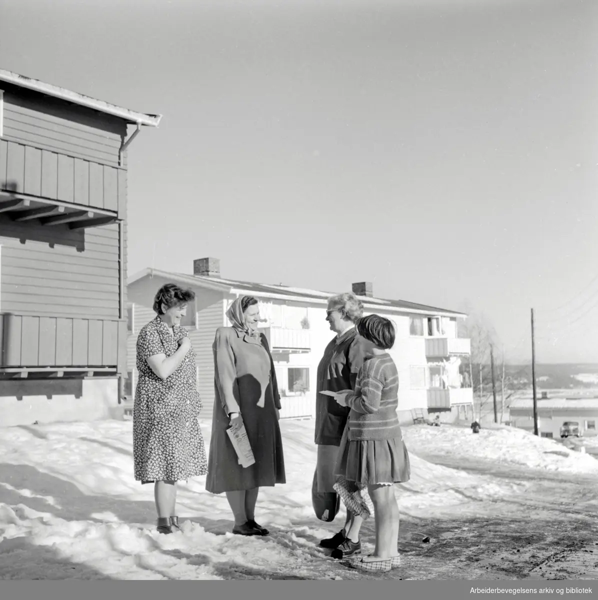 Rælingen. Mars 1961