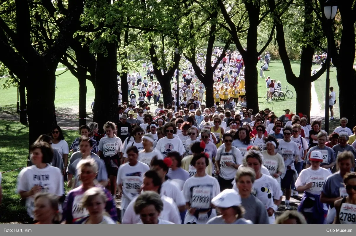 Grete Waitz-løpet, mosjonsløp for kvinner, løpere, park