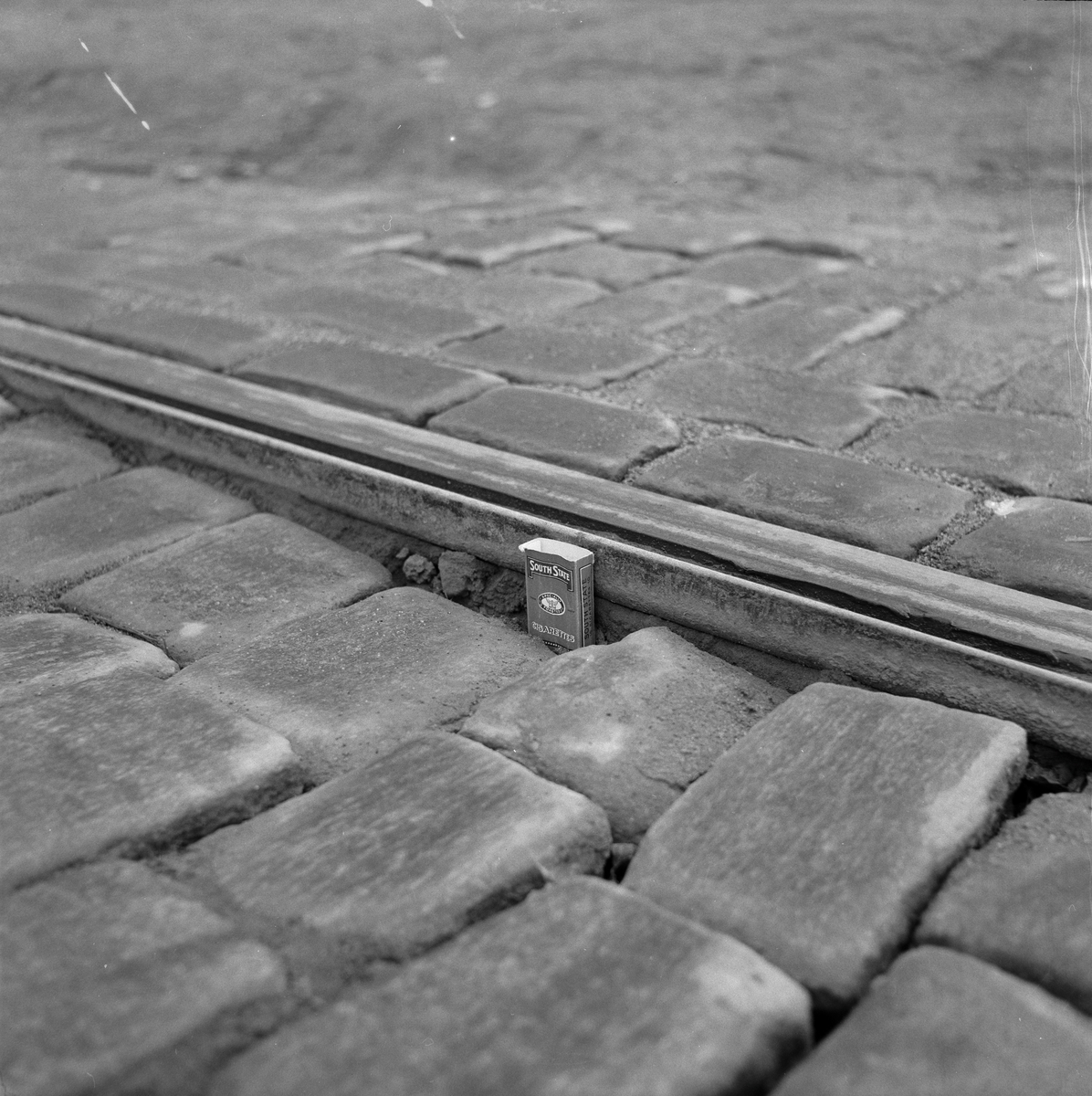 Farlige trikkeskinner i byen