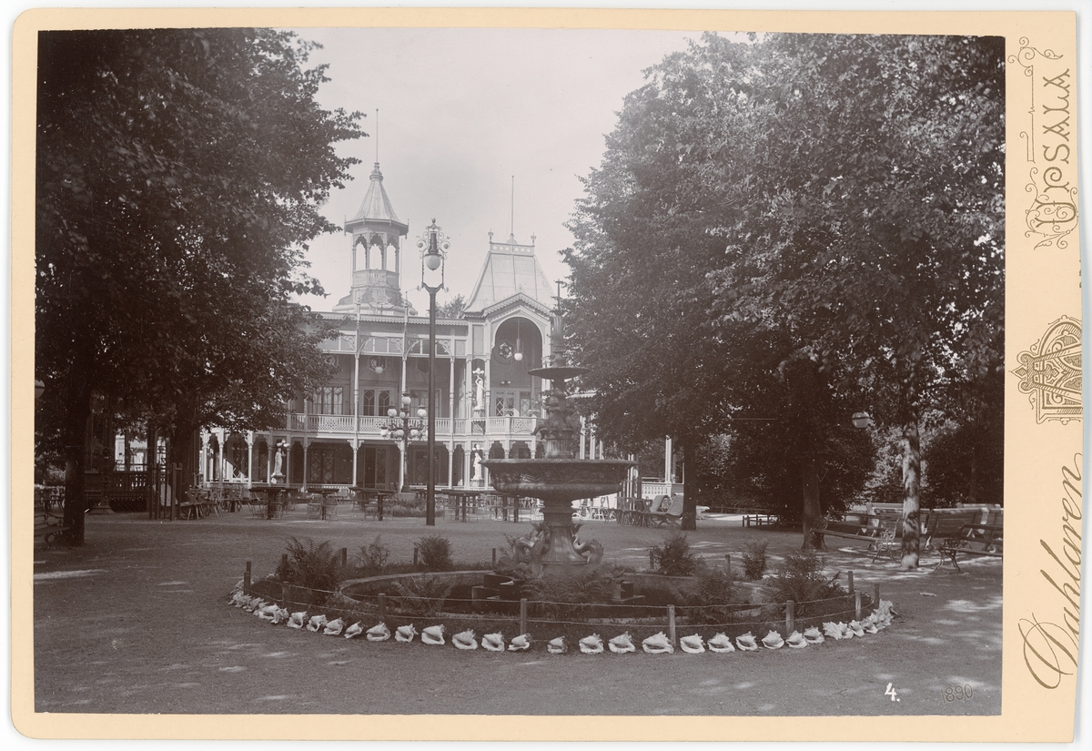 Kabinettsfotografi - Flustret, Uppsala 1890